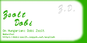 zsolt dobi business card